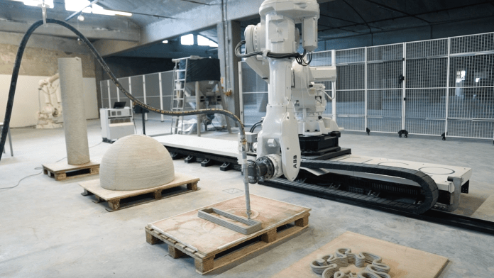 Vertico has officially opened its latest 3D concrete printing facility in Eindhoven, the Netherlands. The Dutch start-up has been inspired by the increasing use of robots across industries such as automotive. A use that was relevant enough to enable 3D printing of structures in the construction industry.